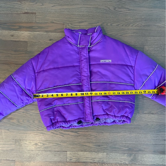 I.AM.GIA Hersilla Crop puffer coat neon purple - Picture 6 of 7